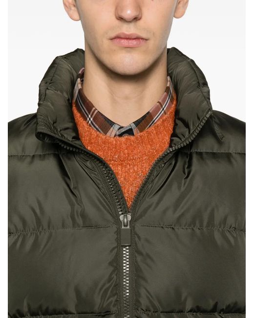 Aspesi Green Zip Puffer Jacket for men