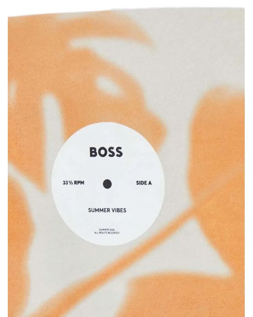 Sweat À Imprimé Graphique Boss pour homme en coloris White