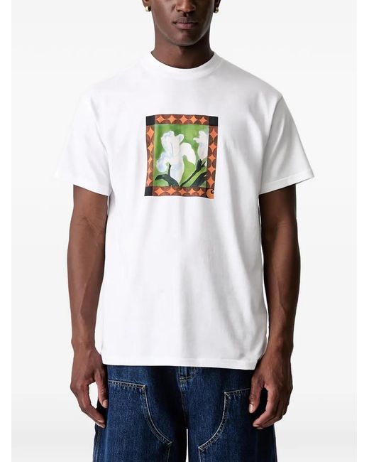 Carhartt White Graphic-Print T-Shirt for men
