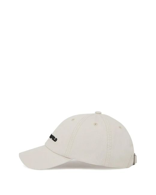 Karl Lagerfeld White Logo Essential Cap for men