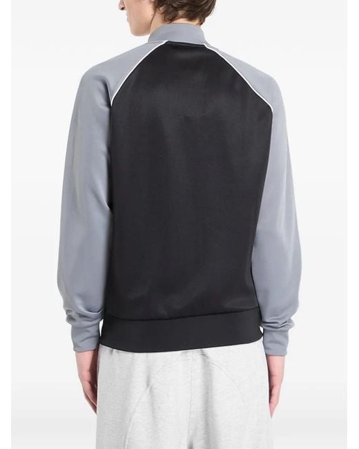 Adidas Black Three-Stripe Track Jacket for men