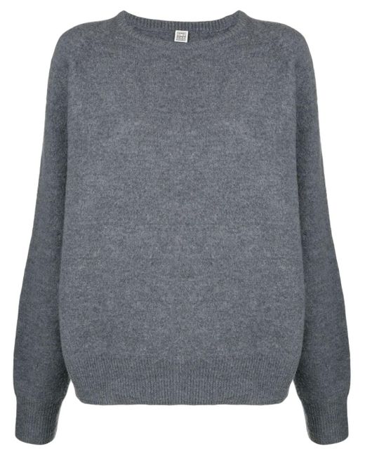 Totême  Gray Pullover mit rundem Ausschnitt