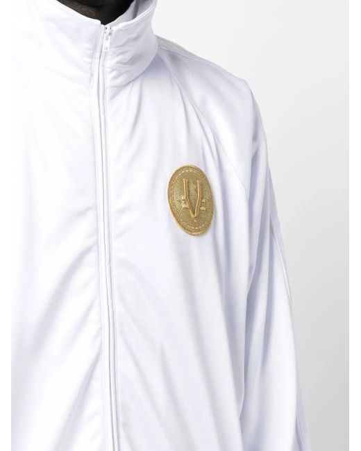 Vetements White Logo-Patch Sport Jacket for men
