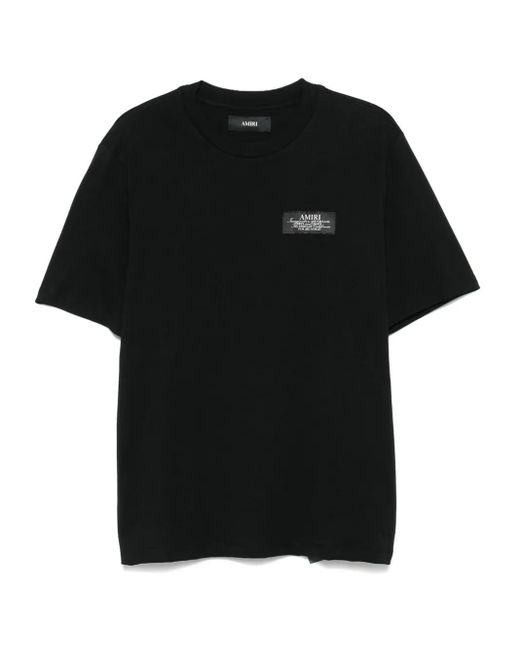 Amiri Black Spirit T-Shirt for men