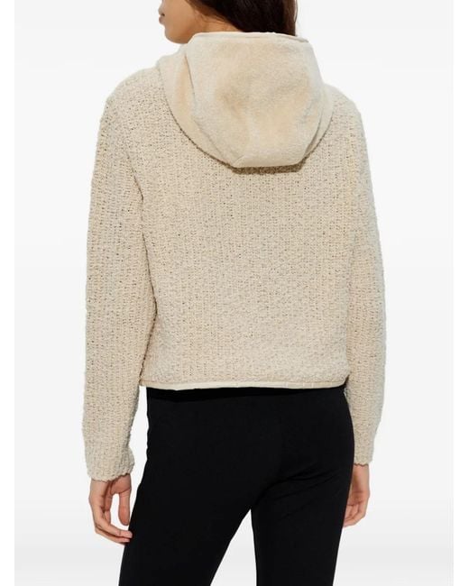 Moncler Natural Sweat À Fermeture Zippée