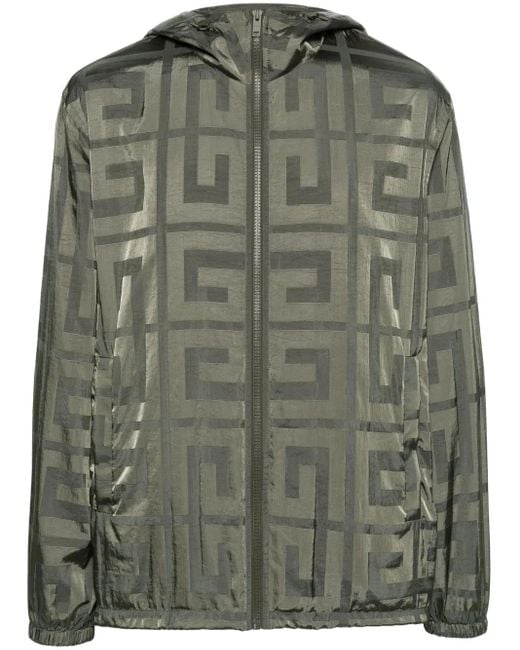 Givenchy Green 4G Windbreaker Jacket for men