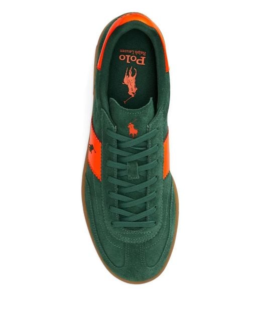 Polo Ralph Lauren Green Bedford Pp Sk Lt Suede Sneakers for men