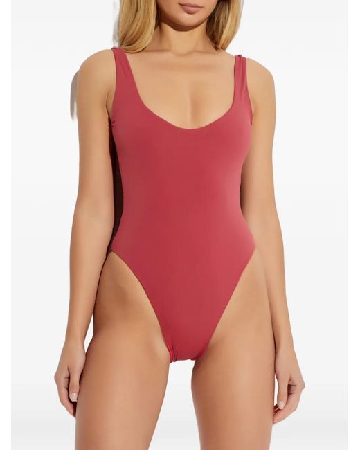 Bondeye Red Lucia Scoop Neck Swimsuit