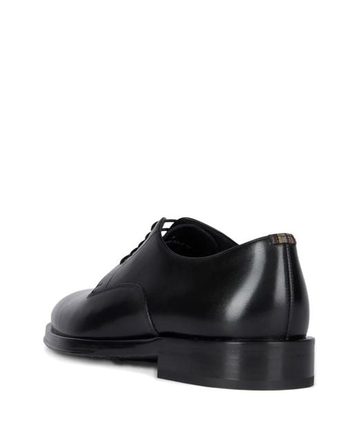 Derby Stringate di Paul Smith in Black da Uomo