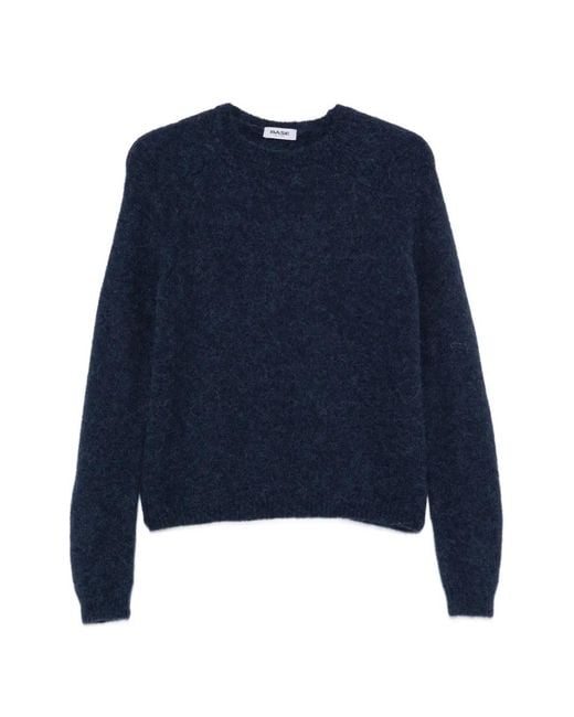 Base London Blue Round-Neck Sweater