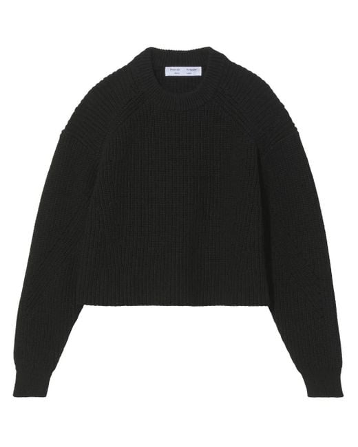 Proenza Schouler Black Mock-Neck Jumper