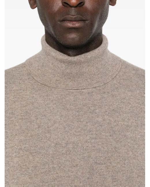 メンズ Eric Bompard タートルネック セーター Brown
