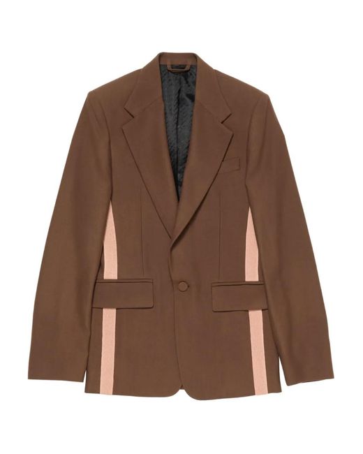 Acne Brown Wool Blazer for men
