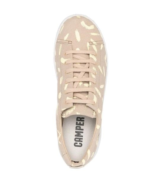 Camper Natural Abstract-Pattern Lace-Up Sneakers