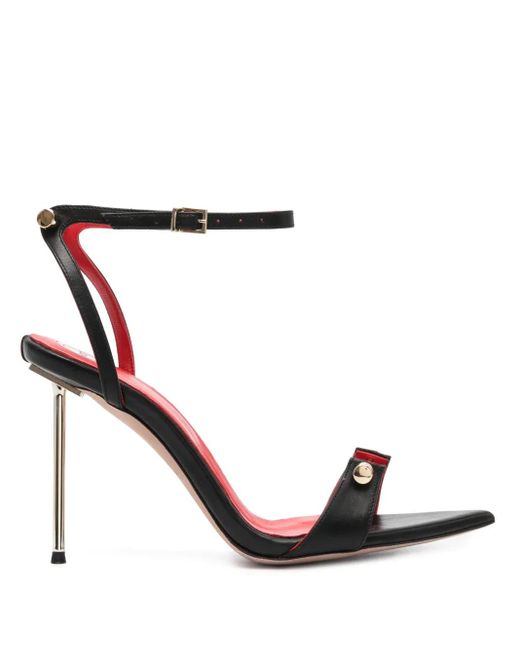 HARDOT Black 115Mm Bar-Pin Sandals