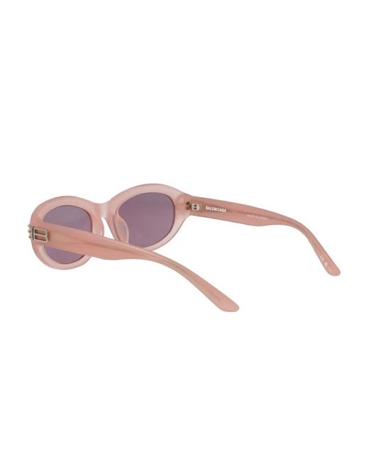Balenciaga Pink Logo-Detail Sunglasses