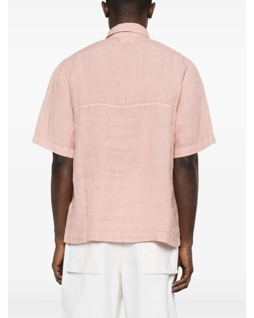 C P Company Pink Paddy Polo Shirt for men