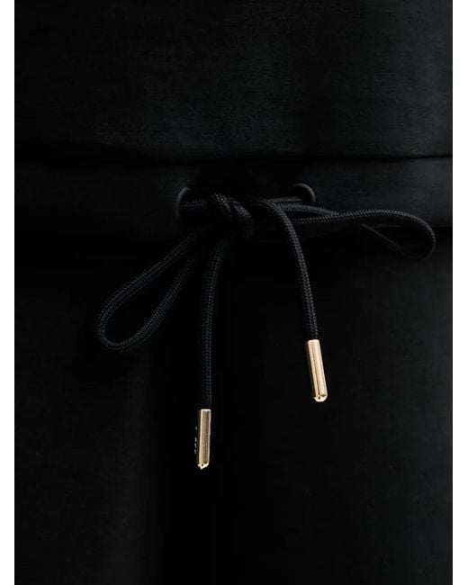 Guess Black Logo-Plaque Drawstring Shorts