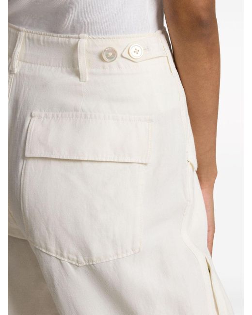 Polo Ralph Lauren White Tapered-leg Trousers