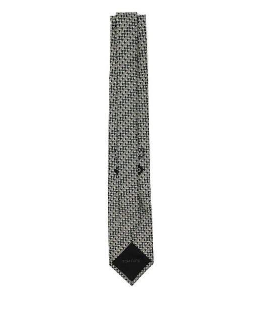Tom Ford White Silk Tie for men
