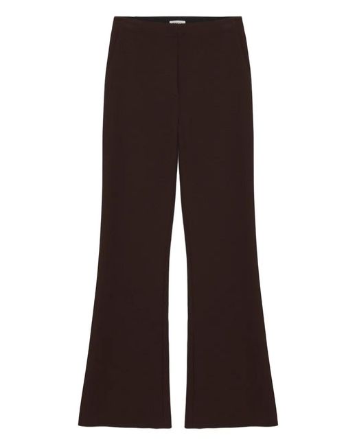 Jonathan Simkhai Brown Kenna Straight-Leg Trousers