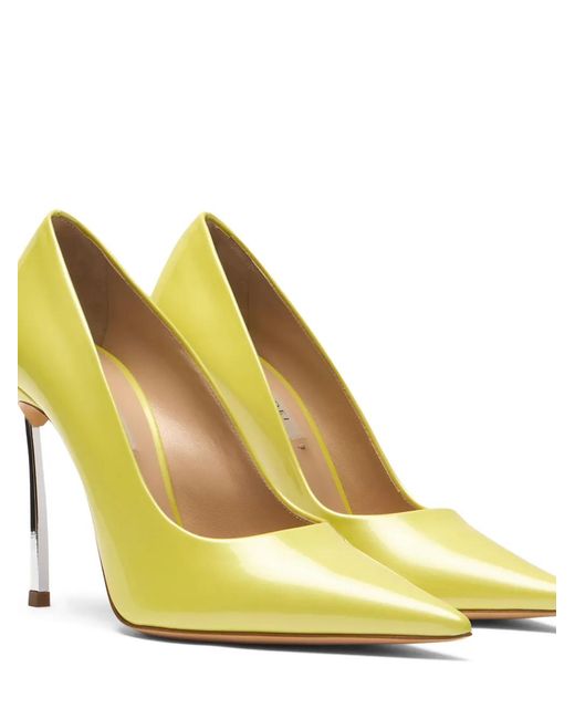 Casadei Yellow Superblade Pumps