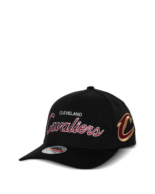 Mitchell & Ness Black Cleveland Cavaliers Nba Baseball Cap for men