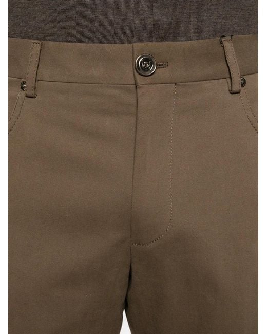 Corneliani Brown Five-Pocket Trousers for men