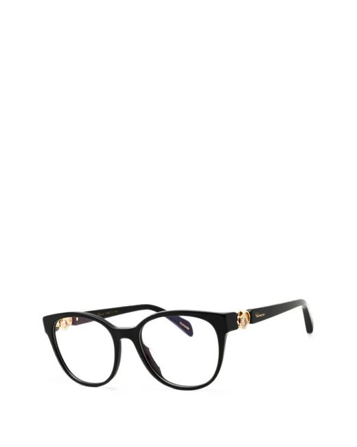 Chopard Black Round-Frame Glasses