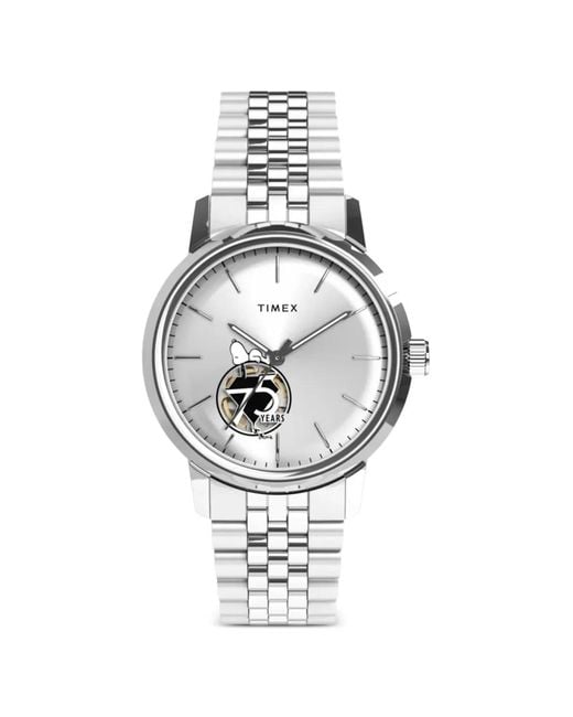 Timex Metallic X Peanuts Marlin 75Th Anniversary 40Mm Watch for men