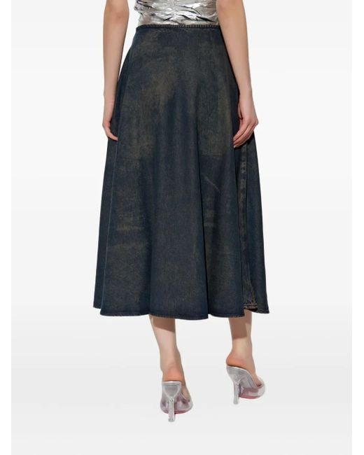 DIESEL Blue Maxi Skirt 'De-Annie-S'