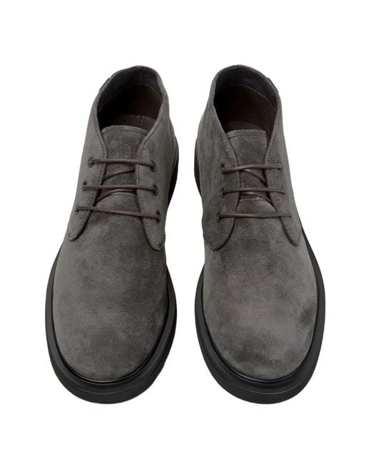Camper Black Norman Suede Boots for men