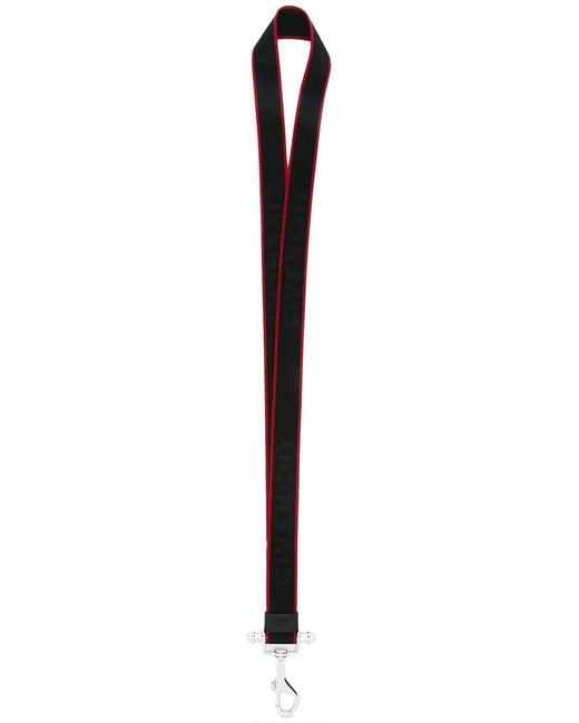 Givenchy Black Branded Lanyard