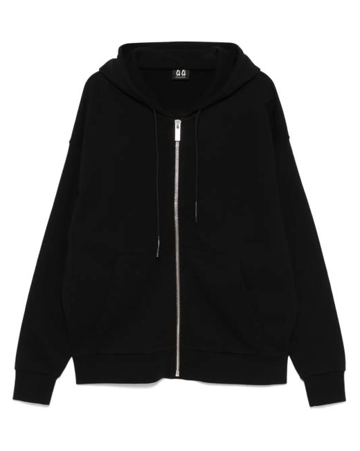 44 Label Group Black Logo-Print Hoodie