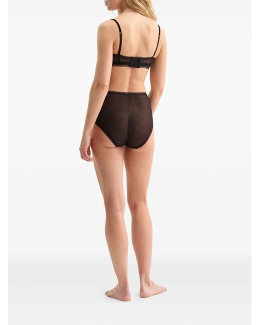 Eres Black Ruban Crop-Top Bra