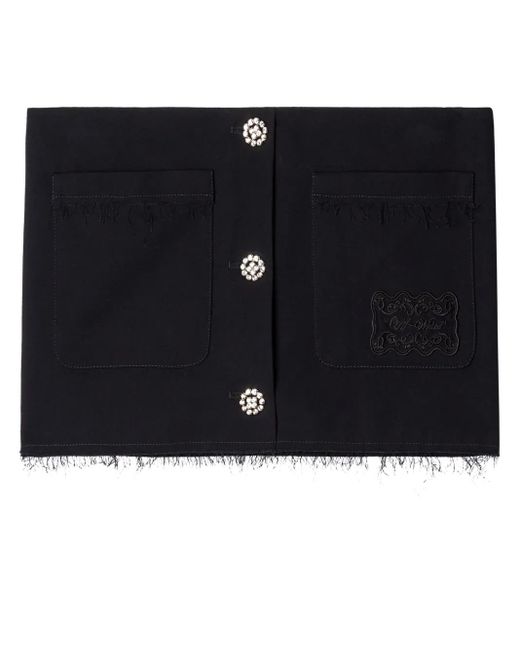 Off-White c/o Virgil Abloh ロゴ ミニスカート Black