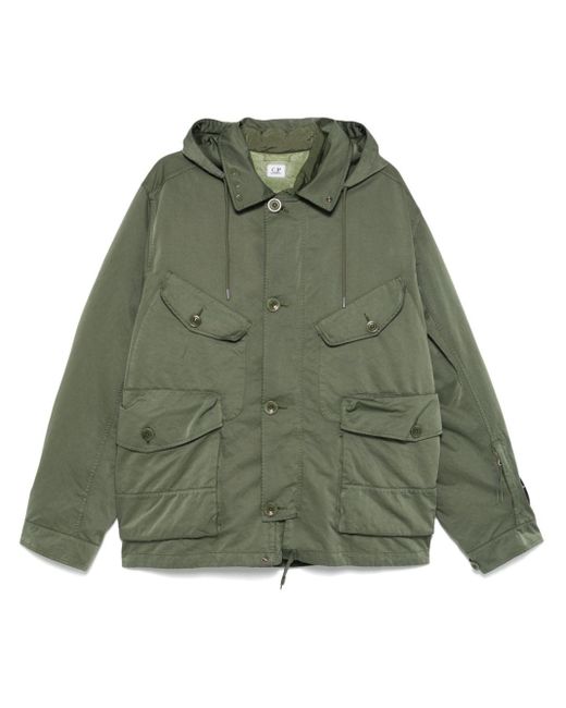 C P Company Green Micro Kei Jacket for men