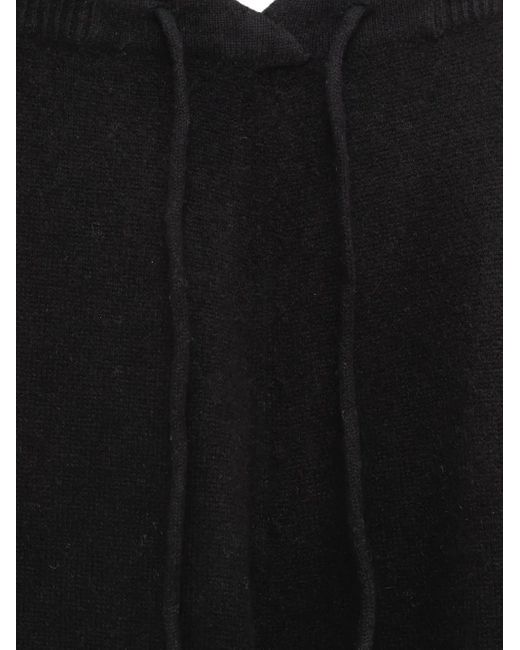 Denis Colomb Black Drawstring Track Pants for men