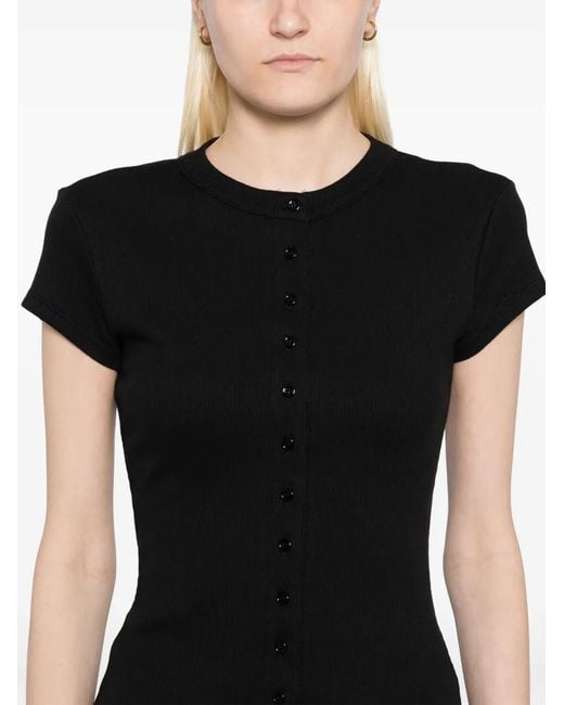 Reformation Black Raelynn Top