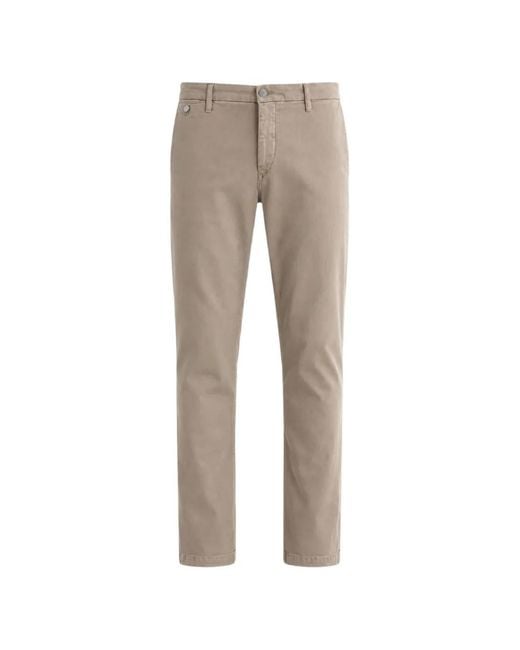 Replay Gray Logo-Plaque Slim-Fit Jeans for men