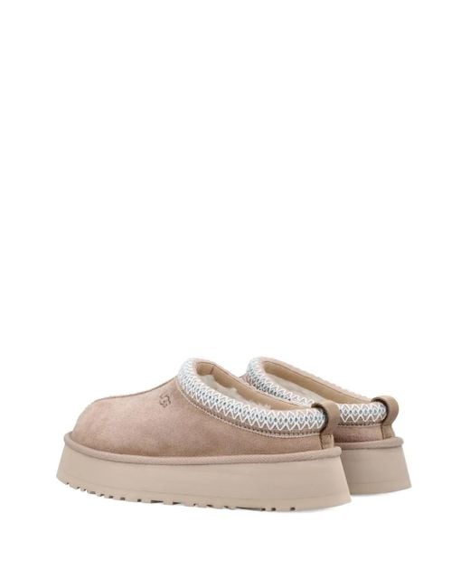 Ugg Natural Tazz Suede Slippers