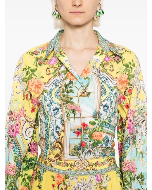 Camilla Metallic Tales Of Topkapi Palace Tied Shirt