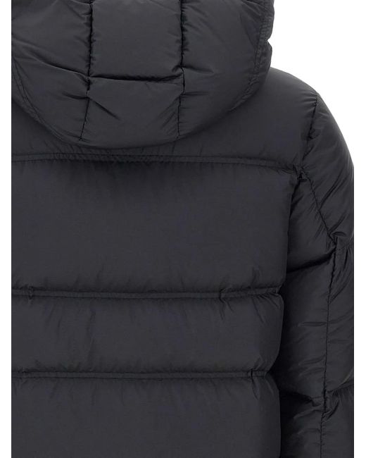 Colmar Black Hooded Quilted Jacket for men