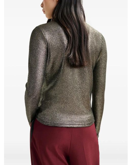 Essentiel Antwerp Green T-Shirt mit Rollkragen