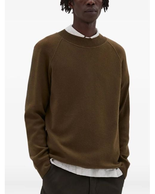MHL by Margaret Howell Green Crew-Neck Sweatshirt for men