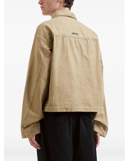 FIVE CM Natural Flap-Pocket Hook Jacket for men