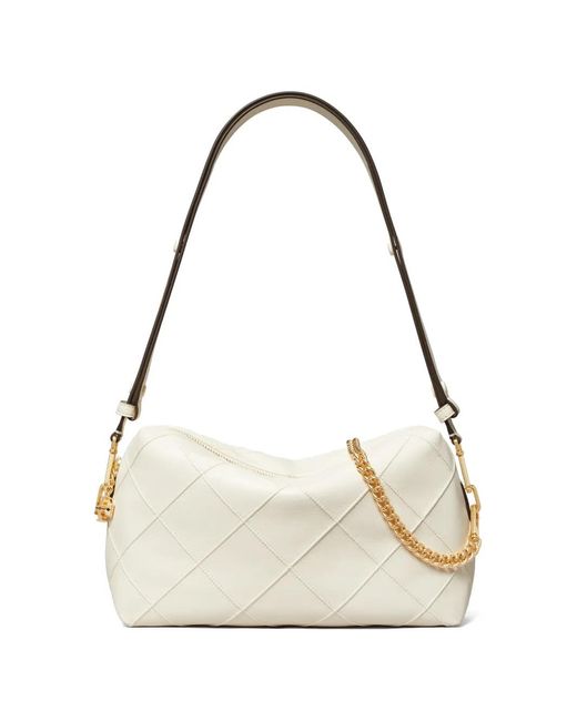 Tory Burch Natural Fleming Shoulder Bag