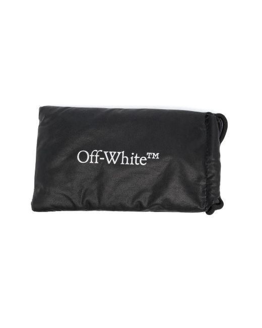 Off-White c/o Virgil Abloh White Volcanite Square-Frame Sunglasses