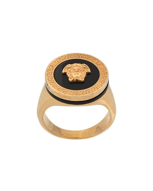 Versace Metallic Medusa Ring
