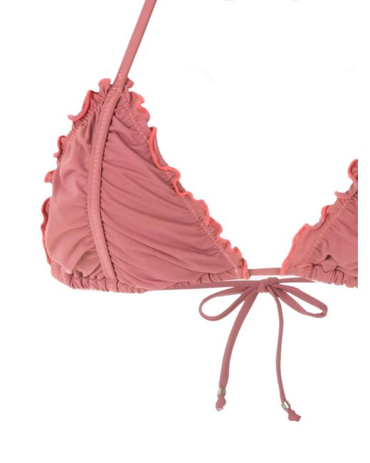 Amir Slama Bikini Met Geribbeld-Effect in het Pink